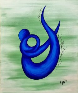 Der Wassertaucher - 60x50 - Syben